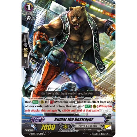 Vanguard_TCG_card_G-BT06_070EN_C_Kumar_the_Destroyer_Transcension_of_Blade_and_Blossom