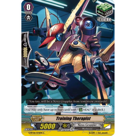 Vanguard_TCG_card_G-BT06_076EN_C_Training_Therapist_Transcension_of_Blade_and_Blossom