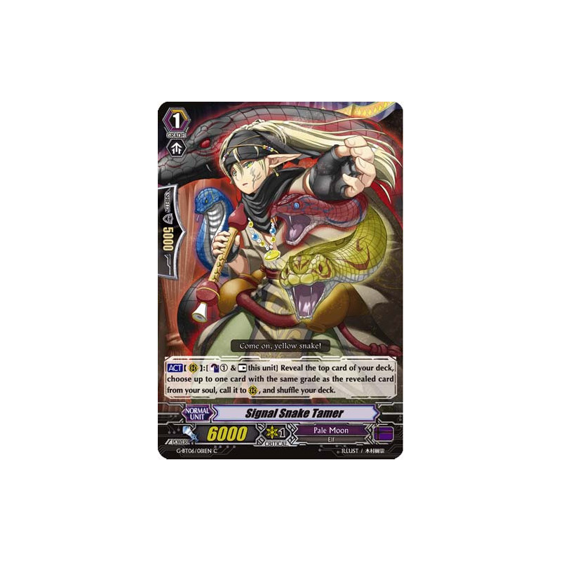 Vanguard_TCG_card_G-BT06_081EN_C_Signal_Snake_Tamer_Transcension_of_Blade_and_Blossom