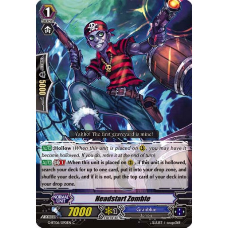 Vanguard_TCG_card_G-BT06_090EN_C_Headstart_Zombie_Transcension_of_Blade_and_Blossom