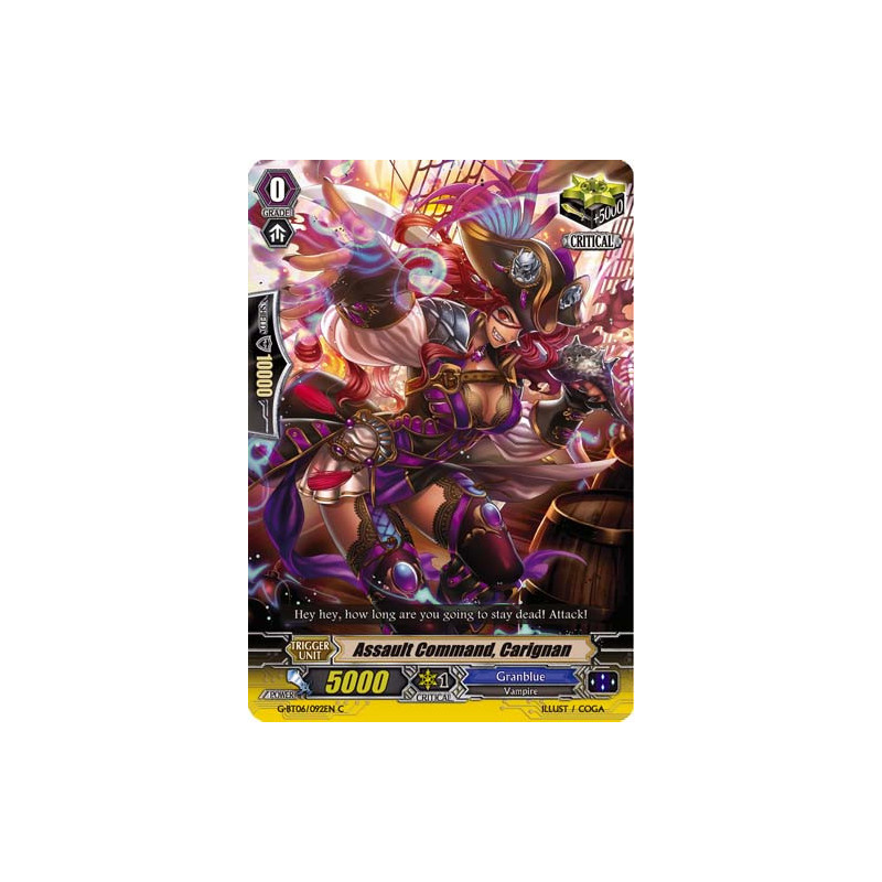 Vanguard_TCG_card_G-BT06_092EN_C_Assault_Command_Carignan_Transcension_of_Blade_and_Blossom