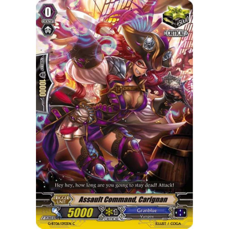Vanguard_TCG_card_G-BT06_092EN_C_Assault_Command_Carignan_Transcension_of_Blade_and_Blossom