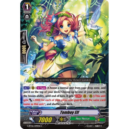 Vanguard_TCG_card_G-BT06_099EN_C_Tomboy_Elf_Transcension_of_Blade_and_Blossom