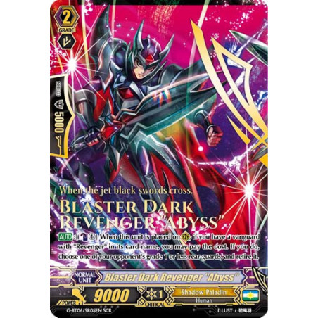 Vanguard_TCG_card_G-BT06_SR05EN_SR_Blaster_Dark_Revenger_Abyss_Transcension_of_Blade_and_Blossom