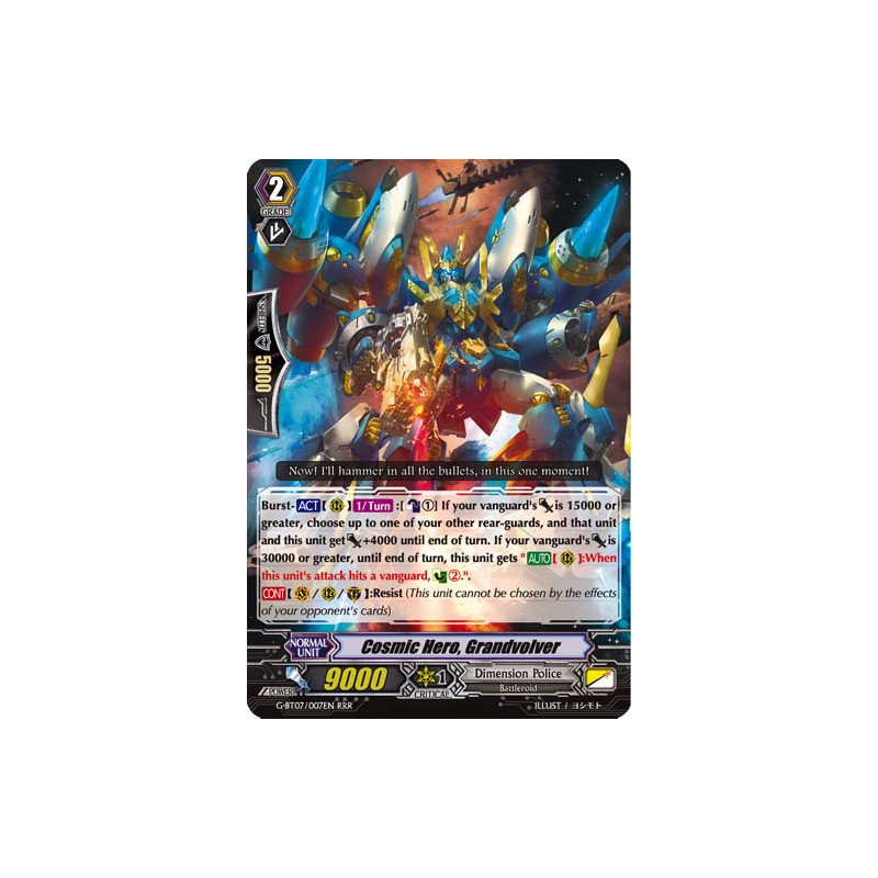 Vanguard_TCG_card_G-BT07_007EN_RRR_Cosmic_Hero_Grandvolver_Glorious_Bravery_of_Radiant_Sword