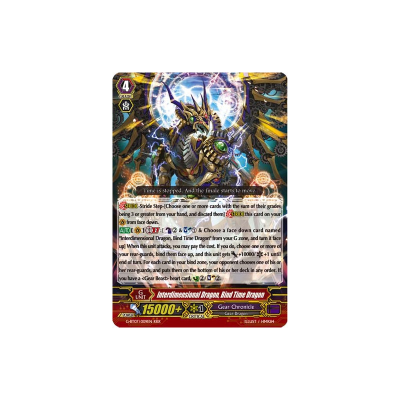 Vanguard_TCG_card_G-BT07_009EN_RRR_Interdimensional_Dragon_Bind_Time_Dragon_Glorious_Bravery_of_Radiant_Sword