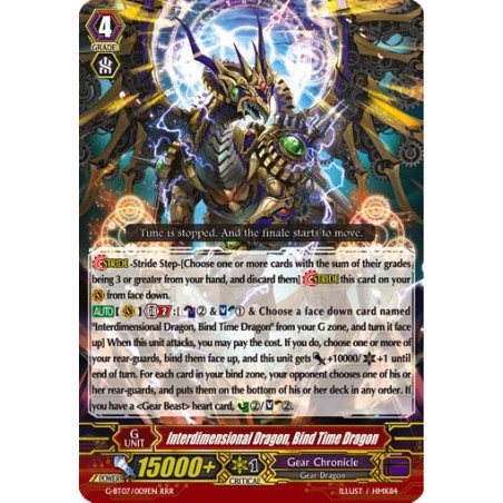Vanguard_TCG_card_G-BT07_009EN_RRR_Interdimensional_Dragon_Bind_Time_Dragon_Glorious_Bravery_of_Radiant_Sword