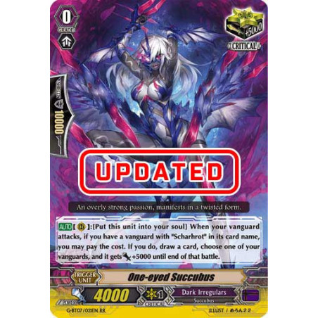 Vanguard_TCG_card_G-BT07_021EN_RR_One-eyed_Succubus_Glorious_Bravery_of_Radiant_Sword
