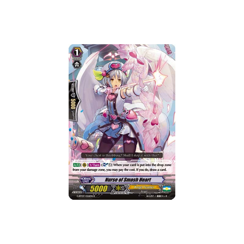 Vanguard_TCG_card_G-BT07_026EN_R_Nurse_of_Smash_Heart_Glorious_Bravery_of_Radiant_Sword