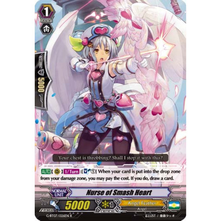 Vanguard_TCG_card_G-BT07_026EN_R_Nurse_of_Smash_Heart_Glorious_Bravery_of_Radiant_Sword