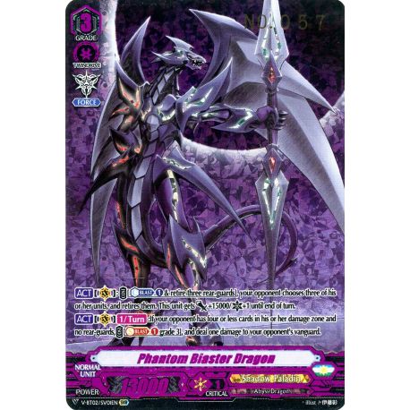 CFV V-BT02/SV01EN Serial Number Phantom Blaster Dragon