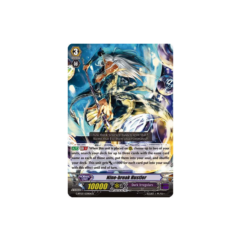 Vanguard_TCG_card_G-BT07_039EN_R_Nine-break_Hustler_Glorious_Bravery_of_Radiant_Sword