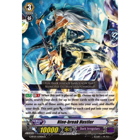 Vanguard_TCG_card_G-BT07_039EN_R_Nine-break_Hustler_Glorious_Bravery_of_Radiant_Sword