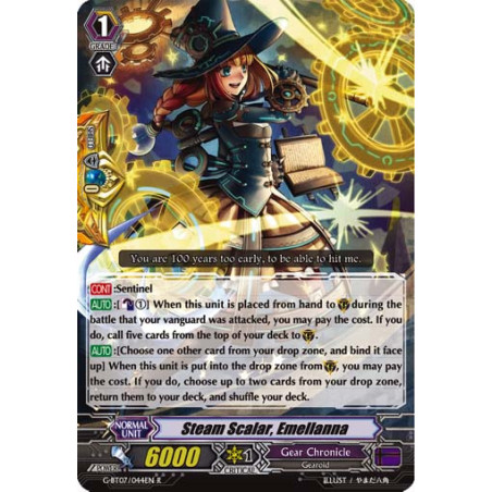 Vanguard_TCG_card_G-BT07_044EN_R_Steam_Scalar_Emellanna_Glorious_Bravery_of_Radiant_Sword