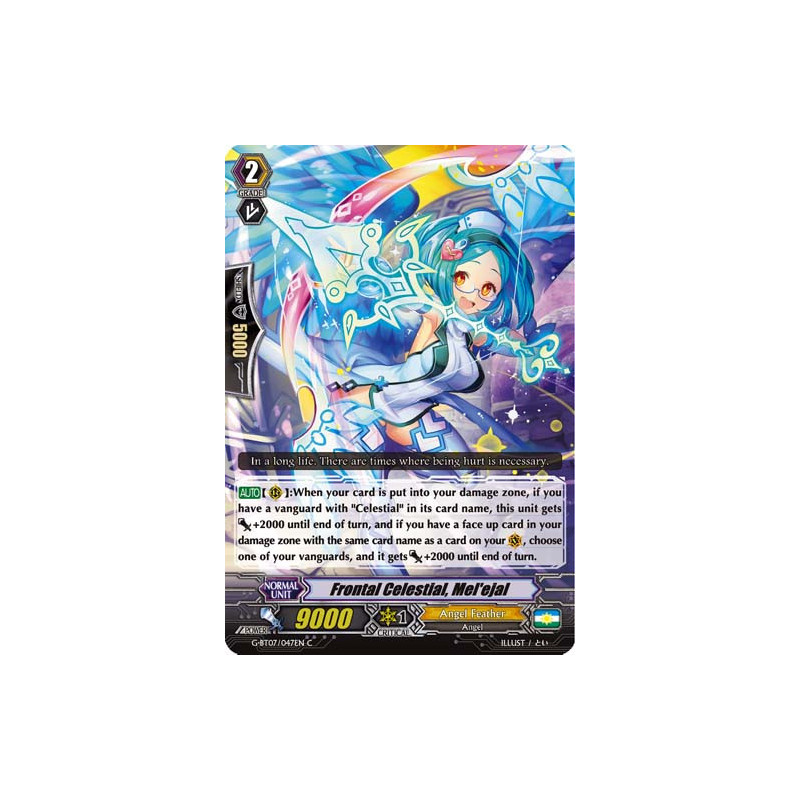 Vanguard_TCG_card_G-BT07_047EN_C_Frontal_Celestial_Mel_ejal_Glorious_Bravery_of_Radiant_Sword