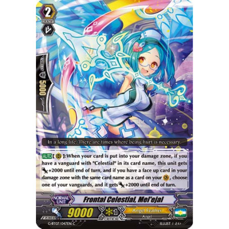 Vanguard_TCG_card_G-BT07_047EN_C_Frontal_Celestial_Mel_ejal_Glorious_Bravery_of_Radiant_Sword