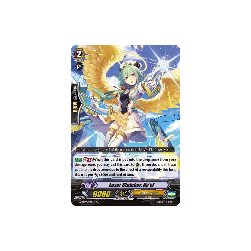 Vanguard_TCG_card_G-BT07_048EN_C_Laser_Clutcher_Ke_el_Glorious_Bravery_of_Radiant_Sword