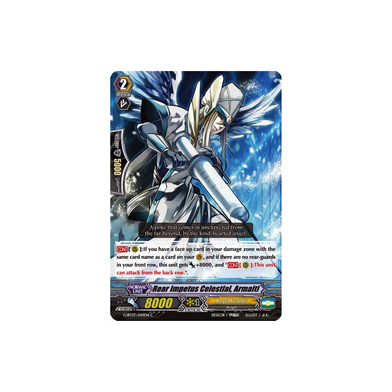 Vanguard_TCG_card_G-BT07_049EN_C_Rear_Impetus_Celestial_Armaiti_Glorious_Bravery_of_Radiant_Sword