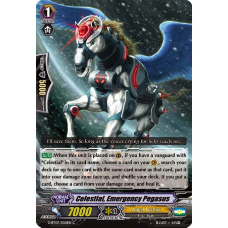 Vanguard_TCG_card_G-BT07_050EN_C_Celestial_Emergency_Pegasus_Glorious_Bravery_of_Radiant_Sword