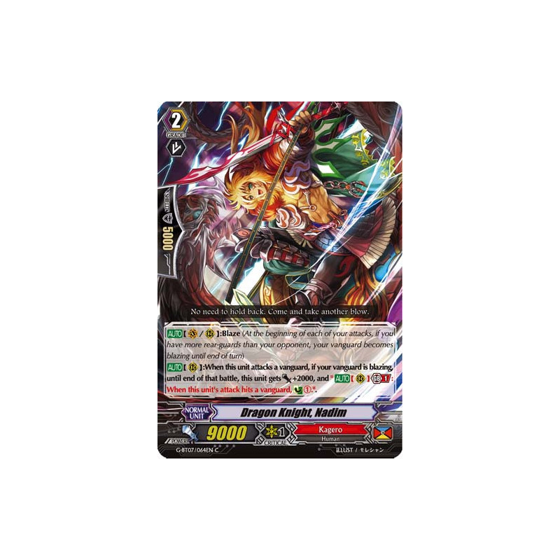 Vanguard_TCG_card_G-BT07_064EN_C_Dragon_Knight_Nadim_Glorious_Bravery_of_Radiant_Sword