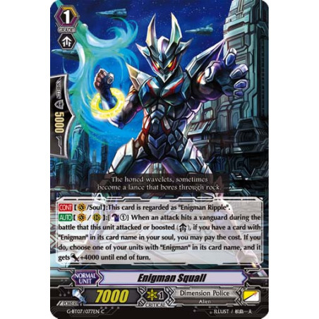 Vanguard_TCG_card_G-BT07_077EN_C_Enigman_Squall_Glorious_Bravery_of_Radiant_Sword