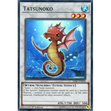 TATSUNOKO x3Super RareHISU-EN050 Hidden Summoners YuGiOh 