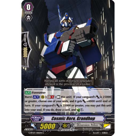 Vanguard_TCG_card_G-BT07_081EN_C_Cosmic_Hero_Grandhop_Glorious_Bravery_of_Radiant_Sword