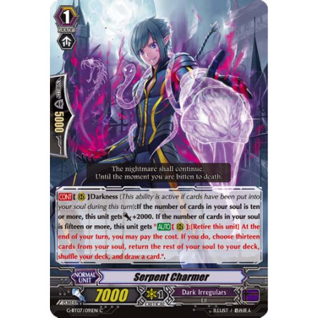 Vanguard_TCG_card_G-BT07_091EN_C_Serpent_Charmer_Glorious_Bravery_of_Radiant_Sword