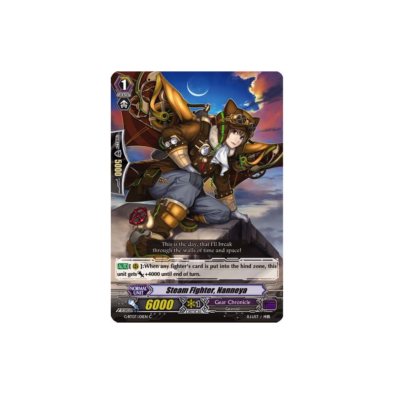 Vanguard_TCG_card_G-BT07_101EN_C_Steam_Fighter_Nanneya_Glorious_Bravery_of_Radiant_Sword
