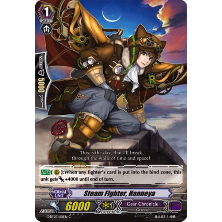 Vanguard_TCG_card_G-BT07_101EN_C_Steam_Fighter_Nanneya_Glorious_Bravery_of_Radiant_Sword