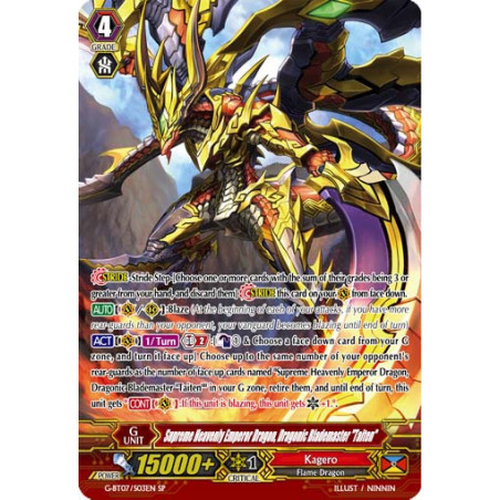 Vanguard_TCG_card_G-BT07_S03EN_SP_Supreme_Heavenly_Emperor_Dragon_Dragonic_Blademaster_Taiten_Glorious_Bravery_of_Radiant_Sword