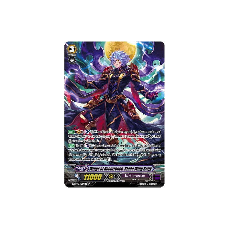 Vanguard_TCG_card_G-BT07_S06EN_SP_Wings_of_Recurrence_Blade_Wing_Reijy_Glorious_Bravery_of_Radiant_Sword