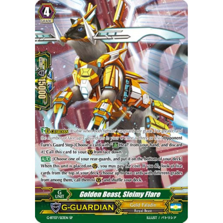 Vanguard_TCG_card_G-BT07_S13EN_SR_Golden_Beast_Sleimy_Flare_Glorious_Bravery_of_Radiant_Sword
