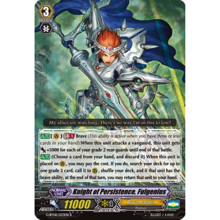 Vanguard_TCG_card_G-BT08_023EN_R_Knight_of_Persistence_Fulgenius_Absolute_Judgment