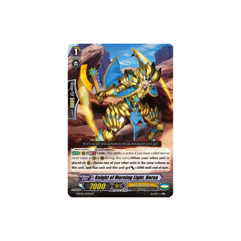 Vanguard_TCG_card_G-BT08_027EN_R_Knight_of_Morning_Light_Horsa_Absolute_Judgment