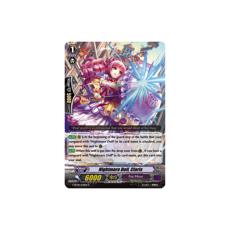 Vanguard_TCG_card_G-BT08_038EN_R_Nightmare_Doll_Claris_Absolute_Judgment