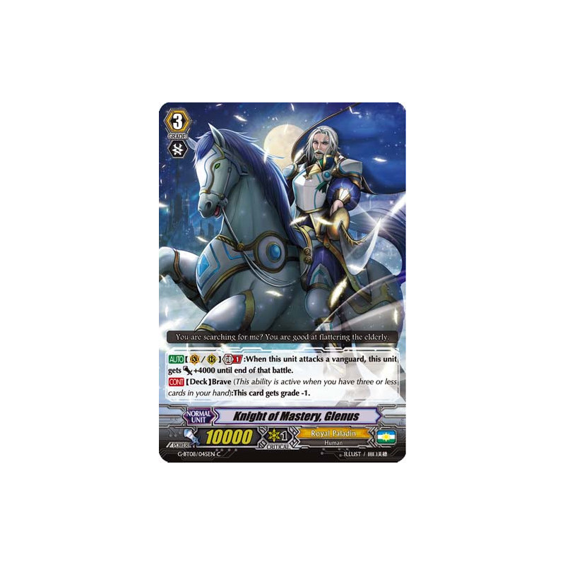 Vanguard_TCG_card_G-BT08_045EN_C_Knight_of_Mastery_Glenus_Absolute_Judgment