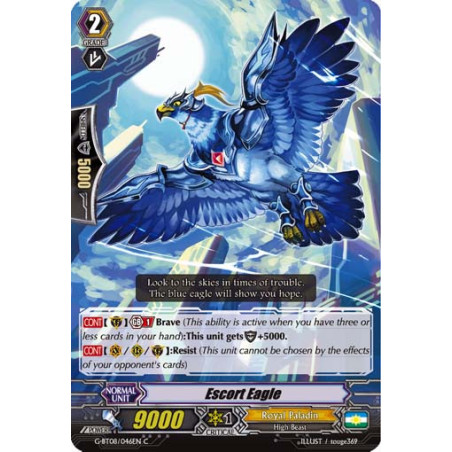 Vanguard_TCG_card_G-BT08_046EN_C_Escort_Eagle_Absolute_Judgment