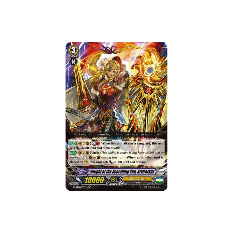 Vanguard_TCG_card_G-BT08_052EN_C_Knight_of_the_Scorching_Sun_Arvirarkus_Absolute_Judgment