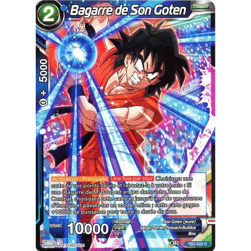 Dbs Tb2 022 C Bagarre De Son Goten World Martial Arts Tournament Card