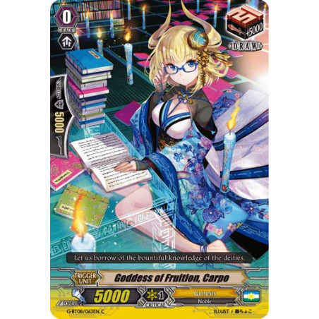 Vanguard_TCG_card_G-BT08_063EN_C_Goddess_of_Fruition_Carpo_Absolute_Judgment