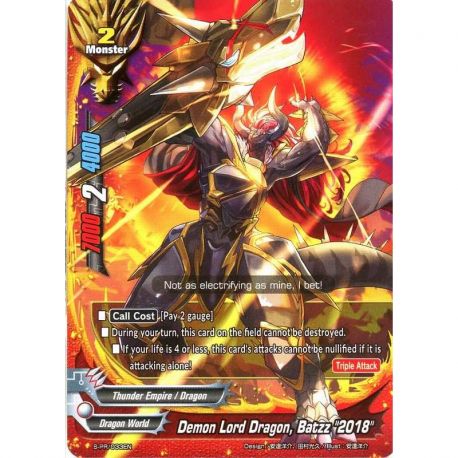 BFE S-BT01A S-PR/039EN PR Demon Lord Dragon, Batzz "2018"