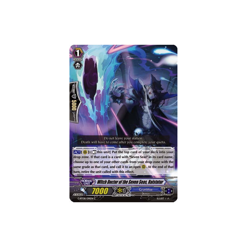 Vanguard_TCG_card_G-BT08_091EN_C_Witch_Doctor_of_the_Seven_Seas_Raistutor_Absolute_Judgment