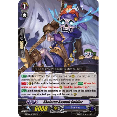 Vanguard_TCG_card_G-BT08_092EN_C_Skeleton_Assault_Soldier_Absolute_Judgment
