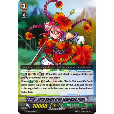 Vanguard_TCG_card_G-BT08_096EN_C_Battle_Maiden_of_the_South_Wind_Plume_Absolute_Judgment