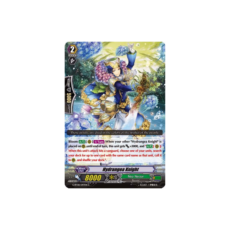 Vanguard_TCG_card_G-BT08_097EN_C_Hydrangea_Knight_Absolute_Judgment