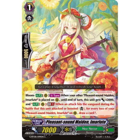 Vanguard_TCG_card_G-BT08_099EN_C_Pleasant-sound_Maiden_Imarlute_Absolute_Judgment
