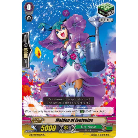 Vanguard_TCG_card_G-BT08_102EN_C_Maiden_of_Evolvulus_Absolute_Judgment
