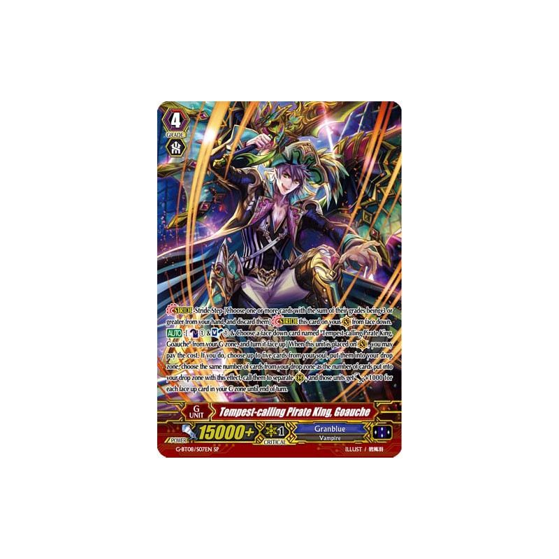 Vanguard_TCG_card_G-BT08_S07EN_SP_Tempest-calling_Pirate_King_Goauche_Absolute_Judgment