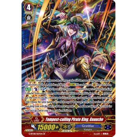 Vanguard_TCG_card_G-BT08_S07EN_SP_Tempest-calling_Pirate_King_Goauche_Absolute_Judgment
